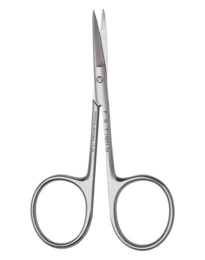 Fine Scissors Curved Large Loops 10cm