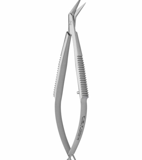 Spring Scissors Angled to Side Ball Tip 8mm Cutting Edge