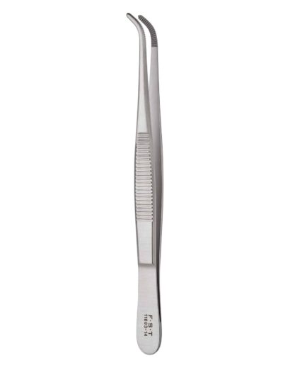 Narrow Pattern Forceps Curved 14.5cm