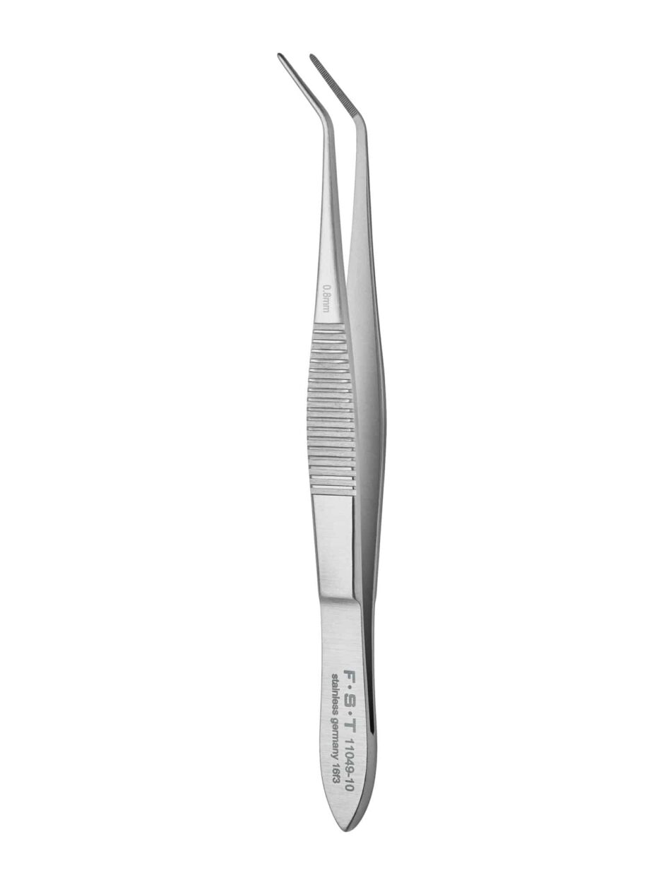 Graefe Forceps Angled Serrated