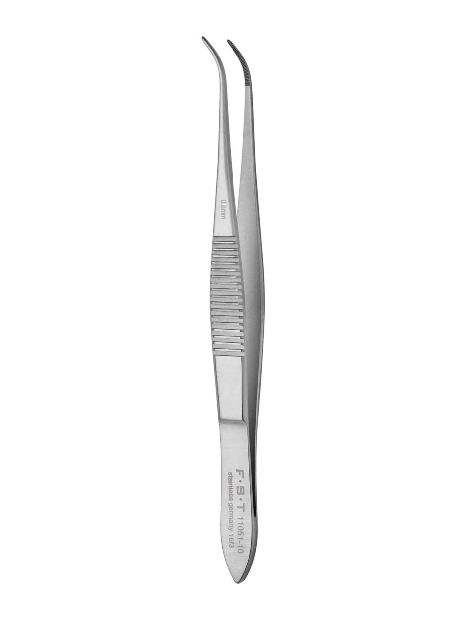 Graefe Forceps Curved Serrated