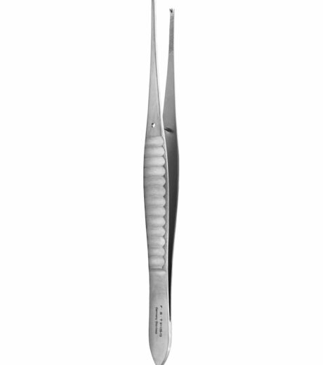 Student Gillies Forceps Straight, 1×2 Teeth and Cross-Serrations, 15,5cm
