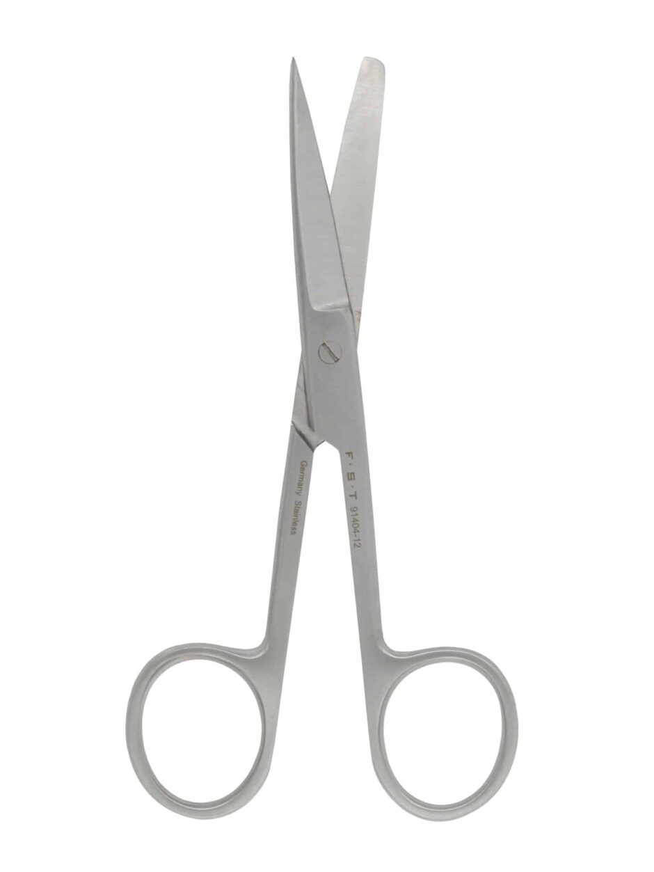 Student Surgical Scissors Curved, Sharp/Blunt, 11,5cm