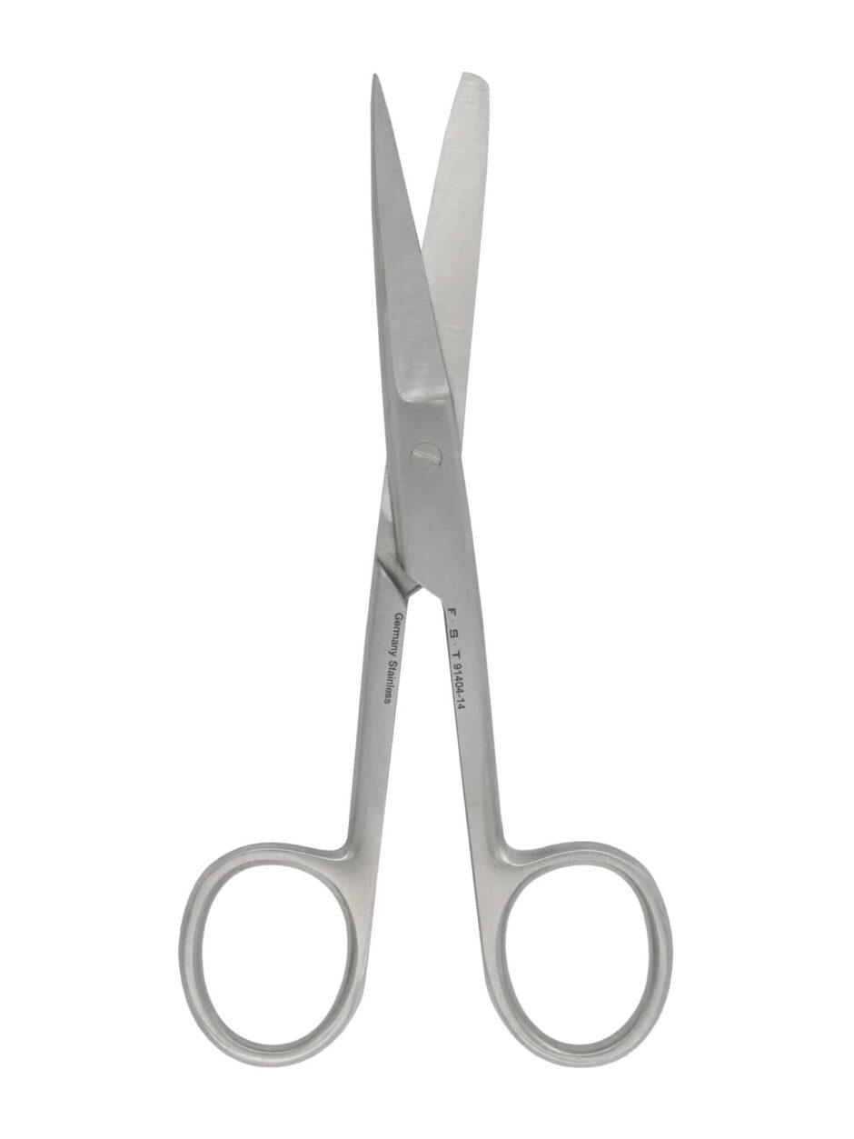 Student Surgical Scissors Curved, Sharp/Blunt, 14,5cm