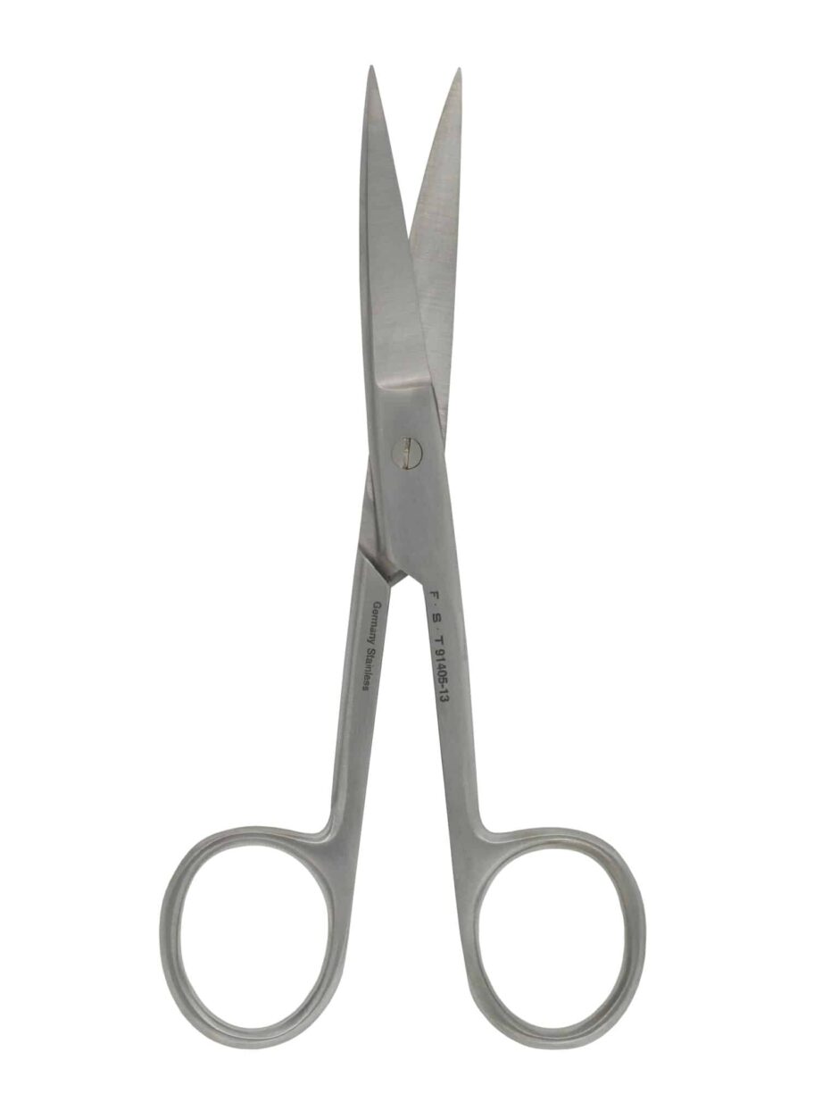 Student Surgical Scissors Curved, Sharp/Sharp, 13cm