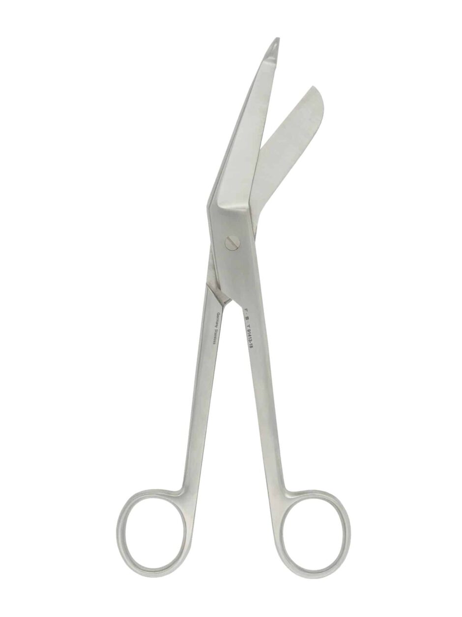 Student Lister Scissors Angled to Side, Blunt/Blunt, 18cm