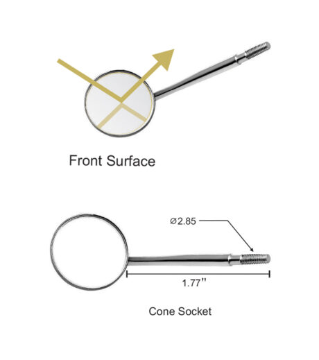 Dental Orthodontic #5 Magnifying Mouth Mirror