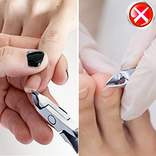 be careful for use of cuticle nippers