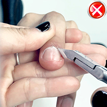 Wrong Cuticle Nippers Use